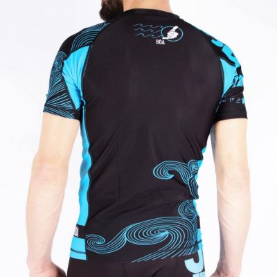 Boa Rashguard Pelo Mundo Schwarz