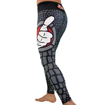 Boa Esportiva Women Leggings Constrictor Nero-Grigio