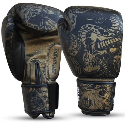 Gants de boxe rouges Bouddha Dragon > Livraison Gratuite