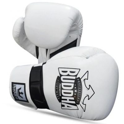 Buddha Boxing Glove Muay Thai Kick Boxing Legend Roto White
