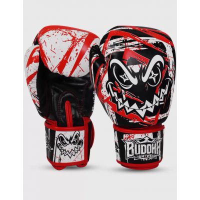 Buddha Boxing Gloves Creepy Vermelho-Preto