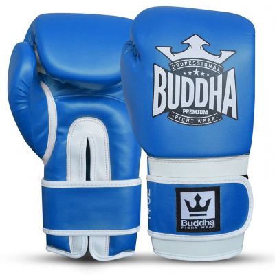 Guantes de boxeo Buddha Thailand Edición Piel - Azul > Envío Gratis