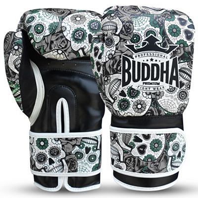 Buddha Guantes De Boxeo Muay Thai Kick Boxing Mexican Svart