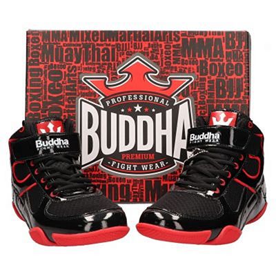 Buddha One Boxing Shoes Nero-Rosso