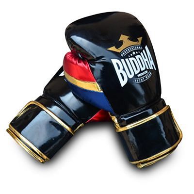 Buddha Guantes Boxeo Bushwhacker Negro-Oro