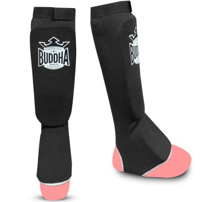 Buddha Cloth Shin & Instep Guards Noir