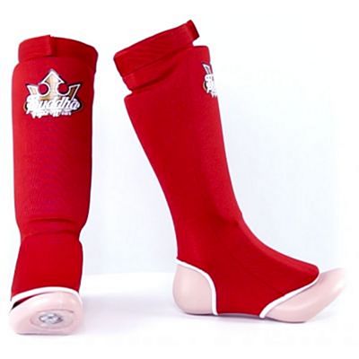 Buddha Cloth Shin & Instep Guards Vermelho