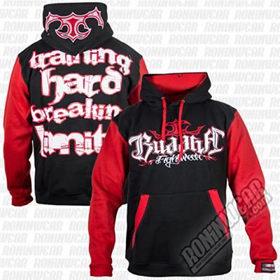 Buddha Combo Hoodie Preto-Vermelho