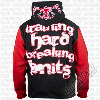 Buddha Combo Hoodie Schwarz-Rot