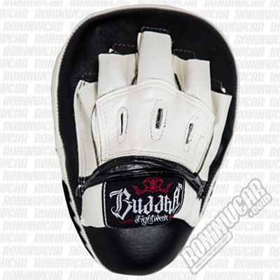 Buddha Curved PU Focus Mitts Schwarz-weiß