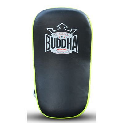 Buddha Curved Thai Pads S Leather Negro-Verde