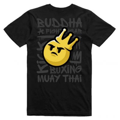 Buddha Emoticon  T-Shirt Black
