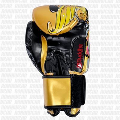 Buddha Fantasy Koi Boxing Gloves Svart-Orange