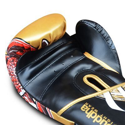 Buddha Fantasy Koy Boxing Gloves Gold