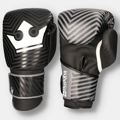 Buddha Fantasy Maze Boxing Gloves Schwarz-weiß