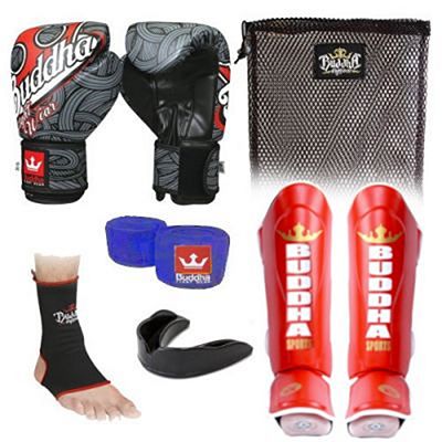 Buddha Fantasy Tattoo 2.0 Kickboxing Starter Pack Fekete-Szürke