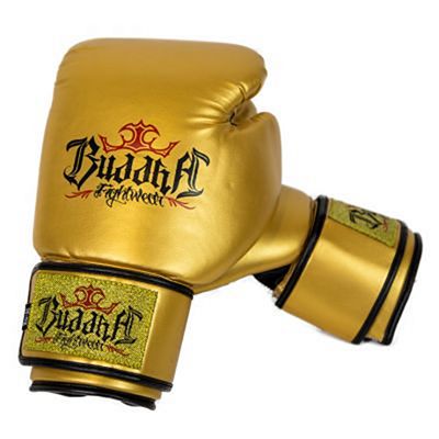 Buddha Fight Boxing Gloves Gold