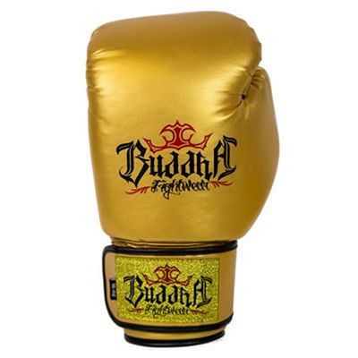 Buddha Fight Boxing Gloves Gold