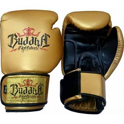 Buddha Fight Boxing Gloves Gold