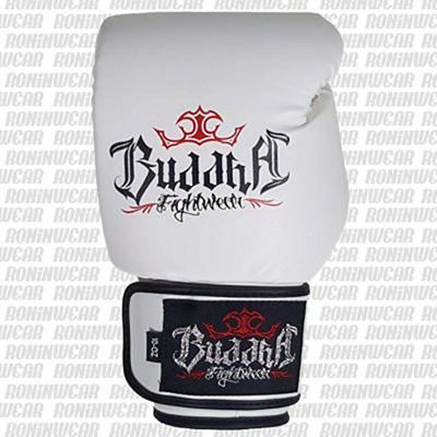 Buddha Fight Boxing Gloves Bianco