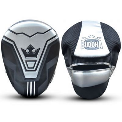 Buddha Future Leather Focus Mitts Schwarz-Silber