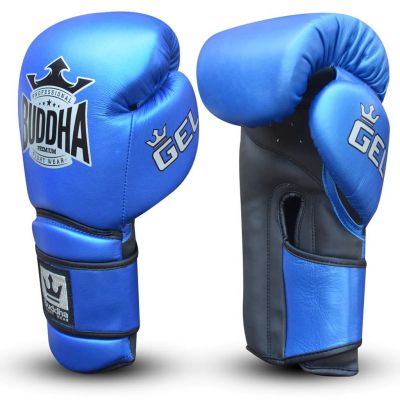 Buddha Guantes Boxeo Pro Gel Azul