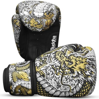 Buddha Guantes De Boxeo Muay Thai Kick Boxing Fantasy Dragon Vit