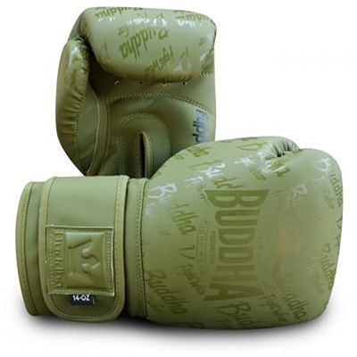Buddha Guantes Boxeo Muay Thai Kick Boxing Top Premium Verde