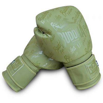 Buddha Guantes Boxeo Muay Thai Kick Boxing Top Premium Verde