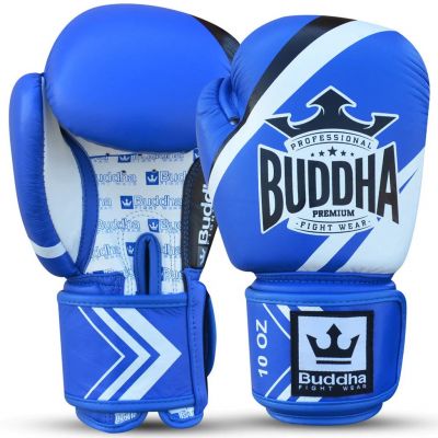 Buddha Approved Boxing Competition Gloves Blau