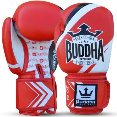 Buddha Guantes De Competicion Homologados Boxeo Rojo