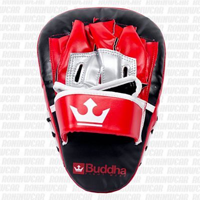 Buddha Innovate Curved Focus Mitts Preto-Vermelho