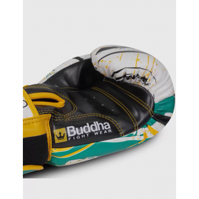 Buddha Kids Boxing Gloves Creepy Amarelo-Verde