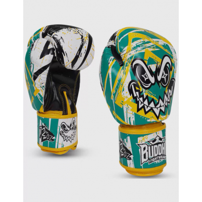 Buddha Kids Boxing Gloves Creepy Amarelo-Verde