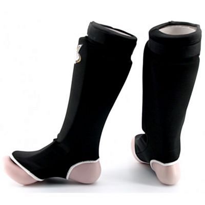 Buddha Kids Cloth Shin & Instep Guards Preto