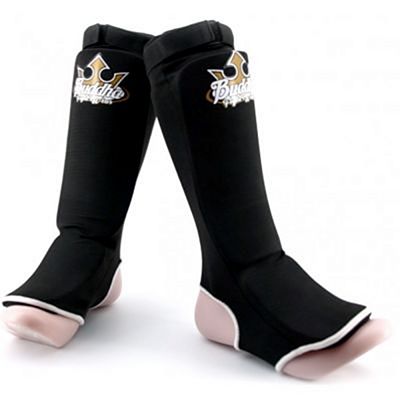 Buddha Kids Cloth Shin & Instep Guards Nero