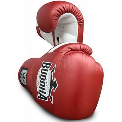 Buddha Guantes Boxeo Piel Cuerdas Rojo