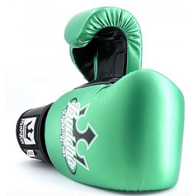 Buddha Millenium Metallic Boxing Gloves Verde