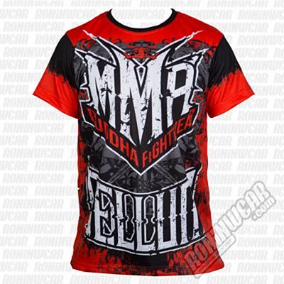 Buddha MMA Resurrection Tee Red-White