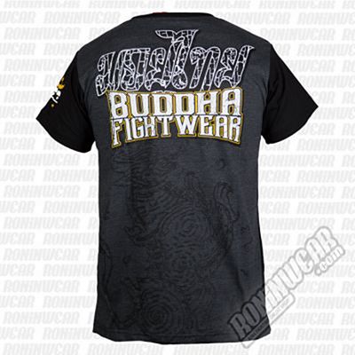 Buddha Muay Thai Combo Tee Black-Grey