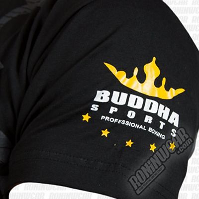 Buddha Muay Thai Combo Tee Black-Grey