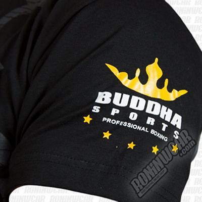 Buddha Muay Thai Combo Tee Schwarz-Grau