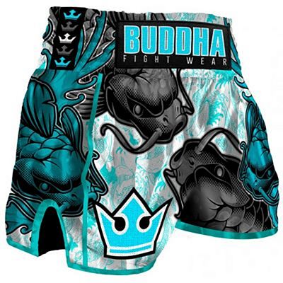 Buddha Thai Retro Koy Shorts Fehèr