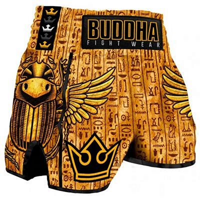 Buddha Muay Thai Kick Boxing Retro Egipto Marron