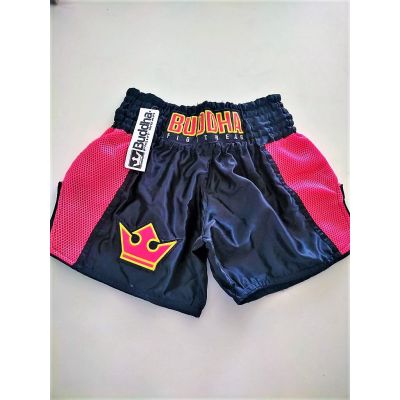 Buddha Muay Thai Short Retro Premium Preto