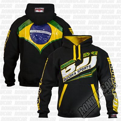 Buddha New BJJ Hoodie Schwarz