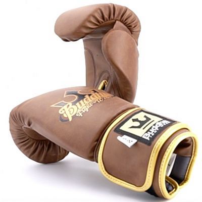 Buddha Old School Fight X Boxing Gloves Marrom