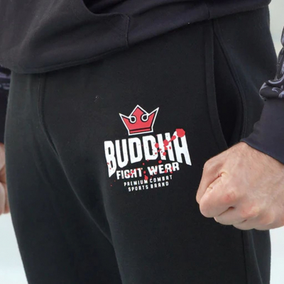 Buddha Pant Fighter Nero