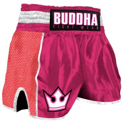 Buddha Muay Thai Short Retro Premium Rosa