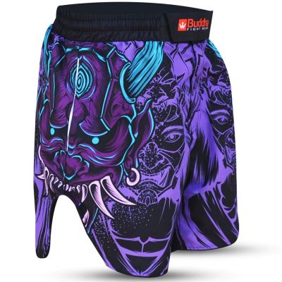 Buddha Pantalon De MMA Luzbel Preto-Roxo